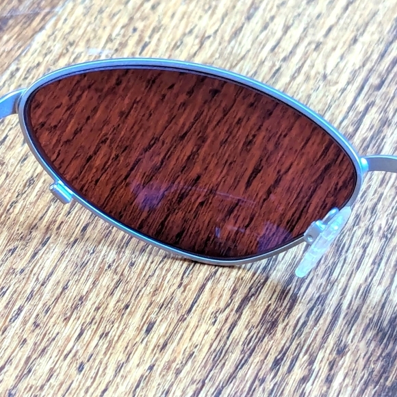 RARE* NIB Vintage Suncloud Taro Sunglasses Matte Silver Rose Lens Made in Italy - Picture 9 of 16